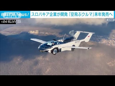【動画】１億円超の「空飛ぶ車」、来年発売へ