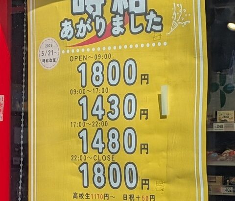 【画像】まいばすけっとの時給、さらに上がる