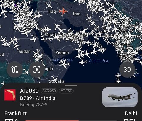 インドの航空会社「あれ？ここ空いてるやん。ちょっと通るで」