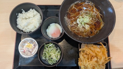 ワイくんの完全体ゆで太郎朝朝食（500円）