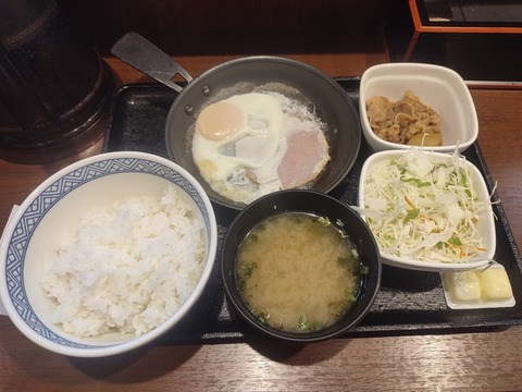 【画像】ワイの朝ごはん、こういうのがいいんだよ